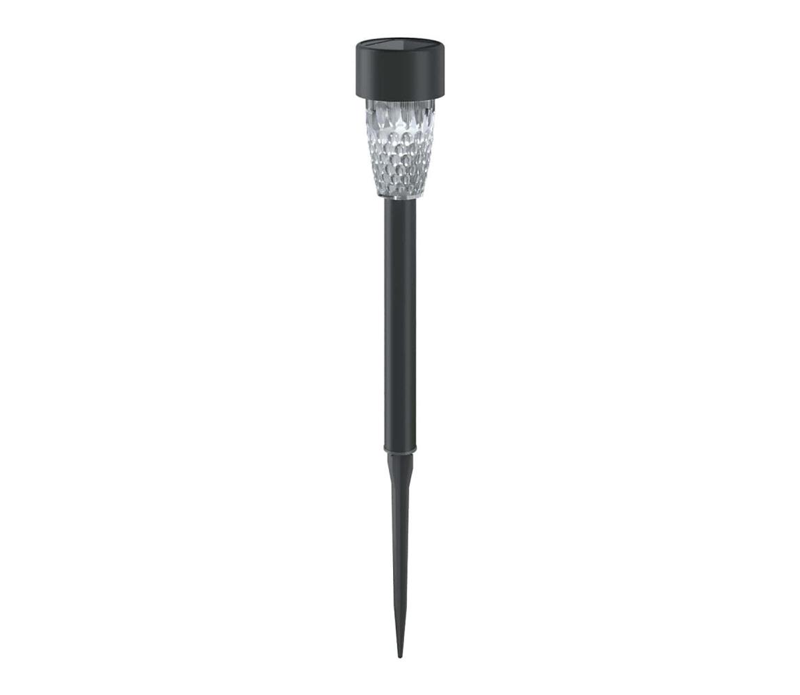 - LED Lampa solarna LED/0,006W/1,2V 29,7 cm czarny 6500K IP44
