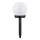 Aigostar - LED Lampa solarna LED/0,006W/1,2V 33cm 40 mAh czarny 6500K IP44