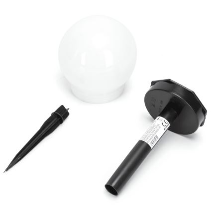 Aigostar - LED Lampa solarna LED/0,006W/1,2V 33cm 40 mAh czarny 6500K IP44