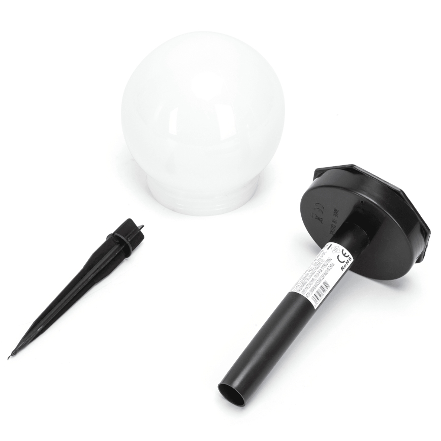 Aigostar - LED Lampa solarna LED/0,006W/1,2V 33cm 40 mAh czarny 6500K IP44