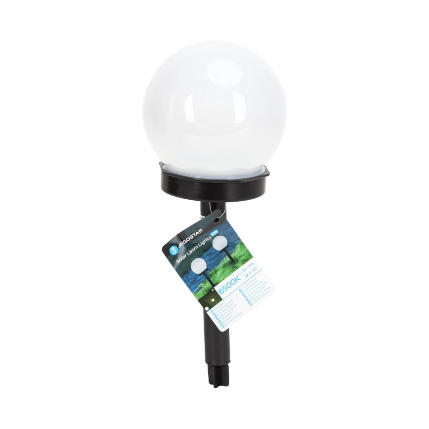 Aigostar - LED Lampa solarna LED/0,006W/1,2V 33cm 40 mAh czarny 6500K IP44
