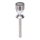 Aigostar - LED Lampa solarna LED/0,006W/1,2V 35,5cm matowy chrom 100 mAh 3000K IP44
