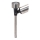 Aigostar - LED Lampa solarna LED/0,006W/1,2V 37,5cm matowy chrom 2700K IP44 40 mAh