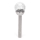 Aigostar - LED Lampa solarna LED/0,006W/1,2V 37,8cm matowy chrom 2700K IP44