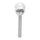 Aigostar - LED Lampa solarna LED/0,006W/1,2V 37,8cm matowy chrom 6500K IP44 100 mAh