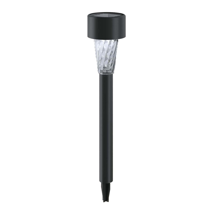 Aigostar - LED Lampa solarna LED/0,006W/1,2V 40 mAh 29,5 cm czarny 6500K IP44