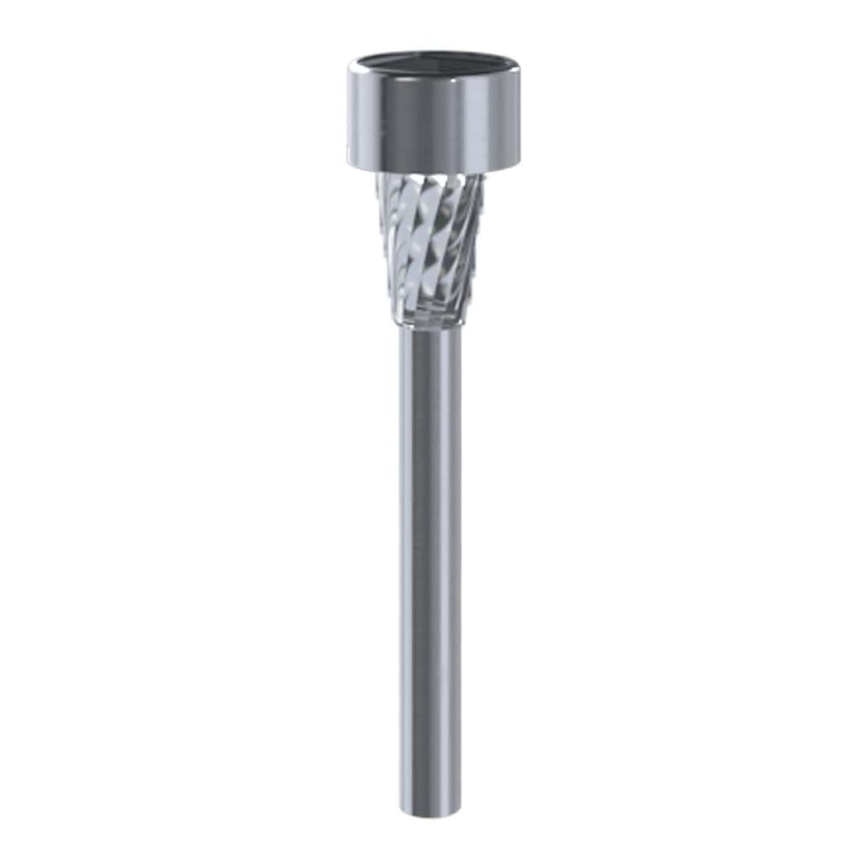 Aigostar - LED Lampa solarna LED/0,006W/1,2V 40 mAh 29,5 cm matowy chrom 6500K IP44