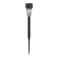 Aigostar - LED Lampa solarna LED/0,006W/1,2V 40 mAh 29,7 cm czarna 6500K IP44