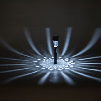 Aigostar - LED Lampa solarna LED/0,006W/1,2V 40 mAh 6500K IP44 29,7 cm