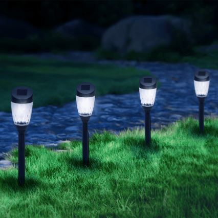 Aigostar - LED Lampa solarna LED/0,006W/1,2V 40mAh 6500K IP44 Gwiazda