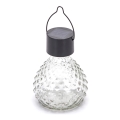 Aigostar - LED Lampa solarna LED/0,006W/1,2V czarna 100 mAh 2700K IP44