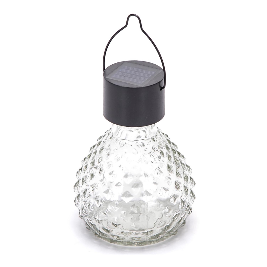 Aigostar - LED Lampa solarna LED/0,006W/1,2V czarna 100 mAh 2700K IP44
