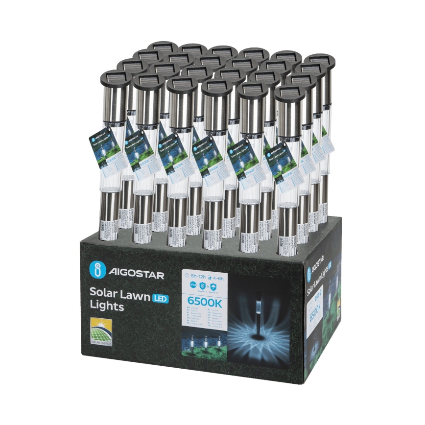 Aigostar - LED Lampa solarna LED/0,012W/1,2V 100 mAh 6500K IP44