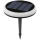 Aigostar - LED Lampa solarna LED/0,6W/2V śr. 16,5 cm 3200K/4000K/6500K IP65 czarna
