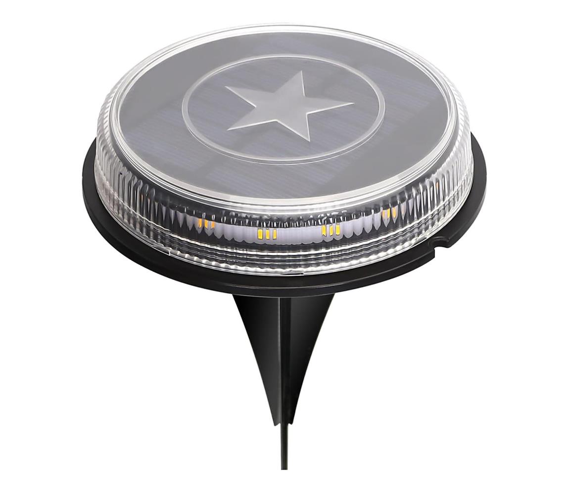 - LED Lampa solarna LED/0,6W/5,5V 24,5 cm 3200K IP66 czarna