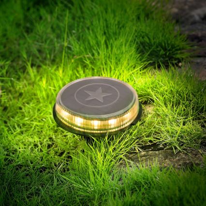 Aigostar - LED Lampa solarna LED/0,6W/5,5V 24,5 cm 500 mAh 3200K IP66 czarny