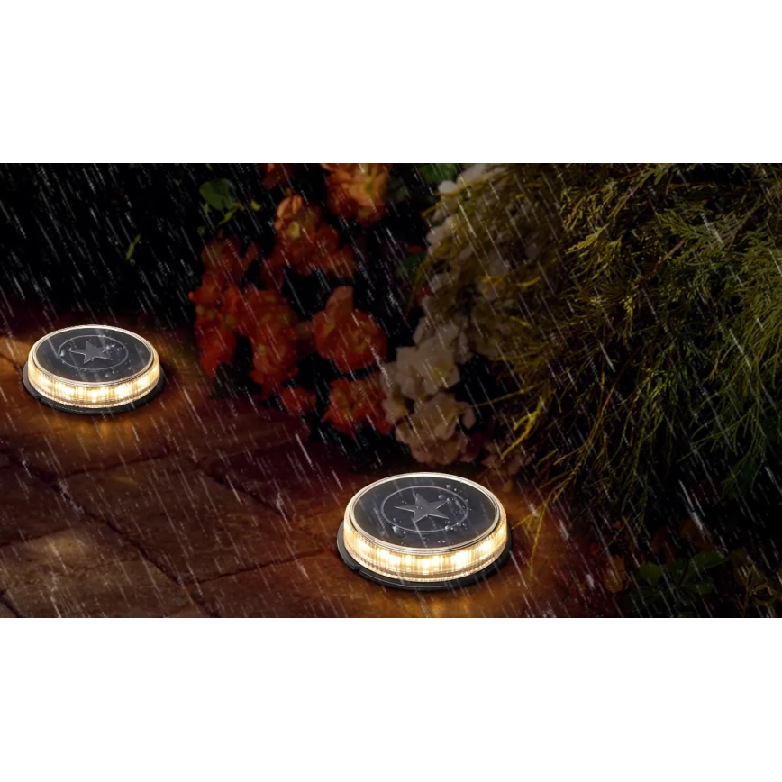Aigostar - LED Lampa solarna LED/0,6W/5,5V 24,5 cm 500 mAh 3200K IP66 czarny