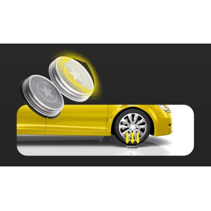 Aigostar - LED Lampa solarna LED/0,6W/5,5V 24,5 cm 500 mAh 3200K IP66 czarny