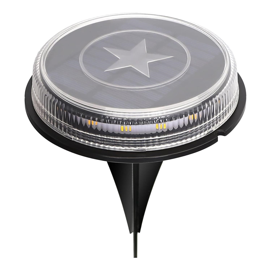 Aigostar - LED Lampa solarna LED/0,6W/5,5V 24,5 cm 500 mAh 3200K IP66 czarny