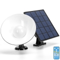 Aigostar - LED lampa solarna z czujnikiem LED/3,2V 3000K/4000K/6500K IP65 5000 mAh pilot zdalnego sterowania