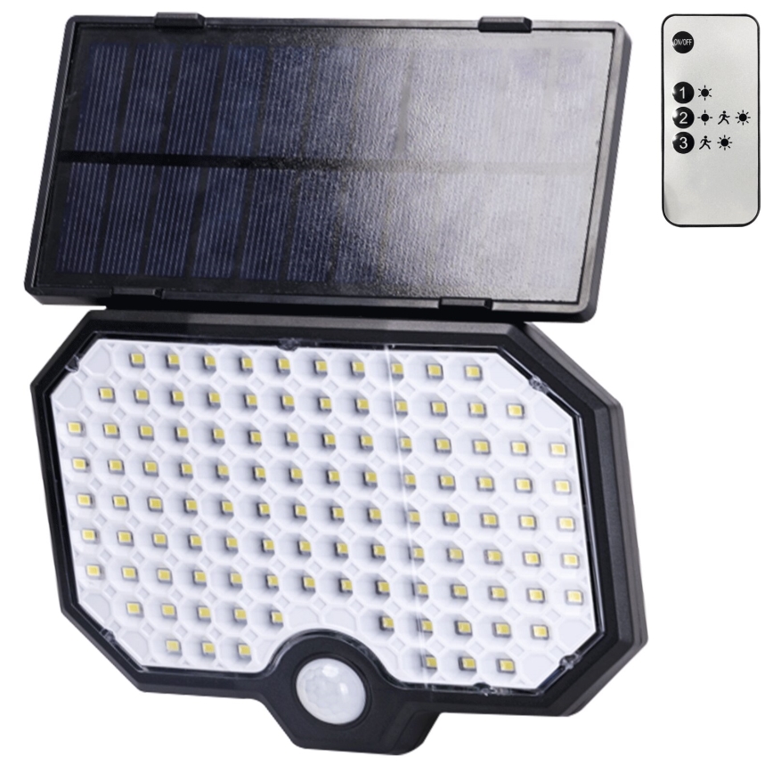 Aigostar - LED Lampa solarna z czujnikiem ruchu LED/2,4W/3,7V IP65