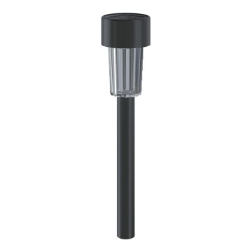 Aigostar - LED Lampa solarna z czujnikiem soumraku LED/0,006W/1,2V 29,5 cm czarne 6500K IP44