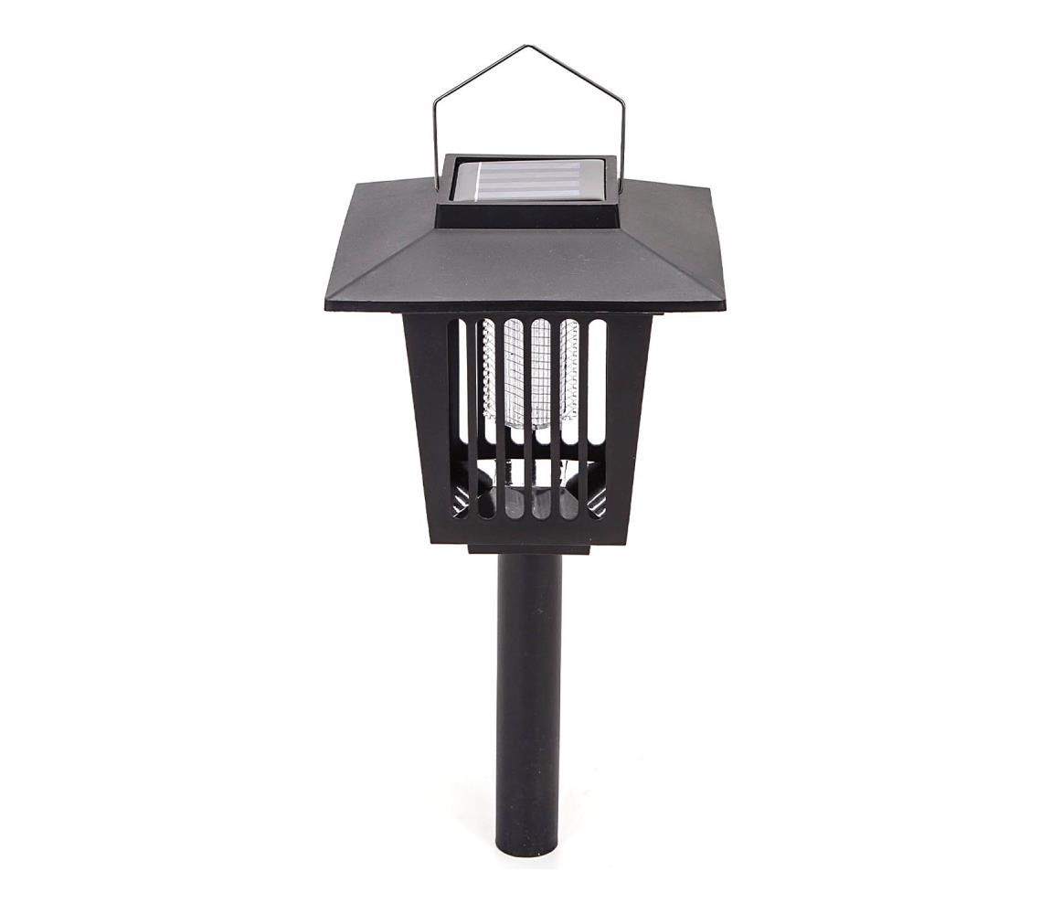 -LED Lampa solarna z pułapką na owady 0,03W/1,2V 55,2cm czarna 6500K IP44