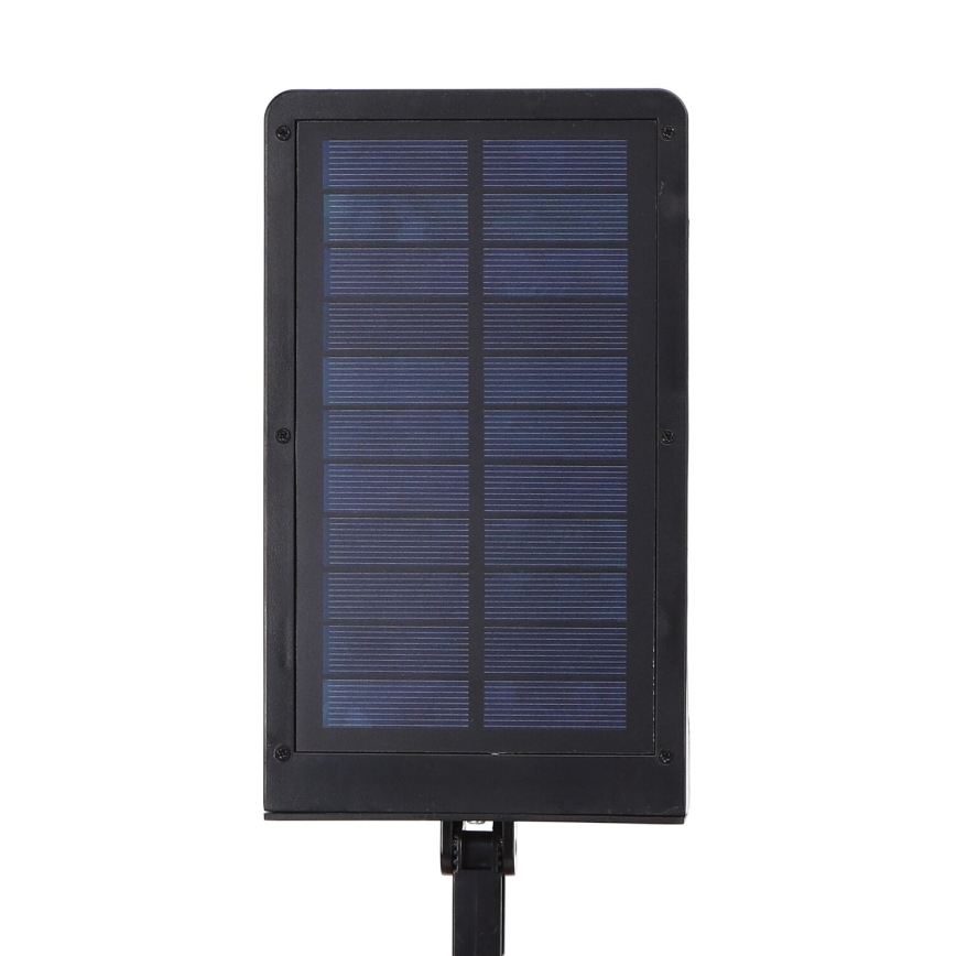 Aigostar - LED Solarna lampa uliczna z czujnikiem LED/3W/3,7V1800 mAh IP44 3000/4000/5000K + zdalne sterowanie