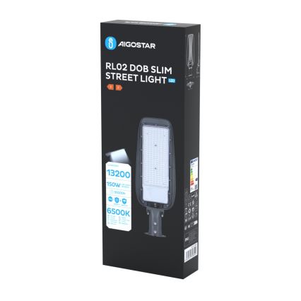 Aigostar - LED Lampa uliczna SLIM LED/150W/230V 6500K IP65
