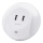 Aigostar - LED lampka nocna z czujnikiem zmierzchu do gniazdka z USB LED/0,4W/230V