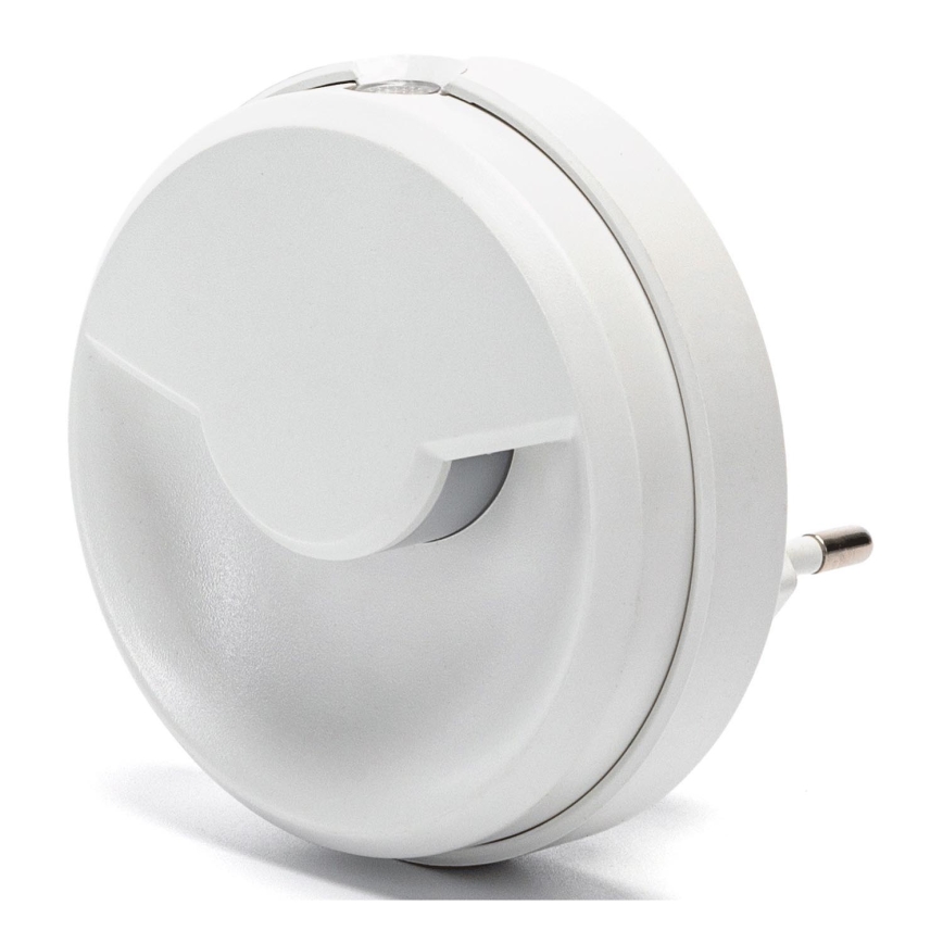 Aigostar - LED Lampka nocna z czujnikiem zmierzchu LED/0,5W/230V 6500K