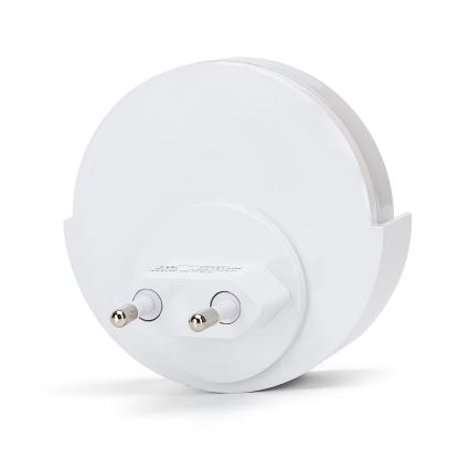 Aigostar - LED Lampka nocna z czujnikiem zmierzchu LED/1W/230V 6500K okrągła