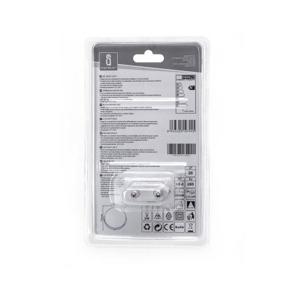 Aigostar - LED Lampka nocna z czujnikiem zmierzchu LED/1W/230V 6500K okrągła