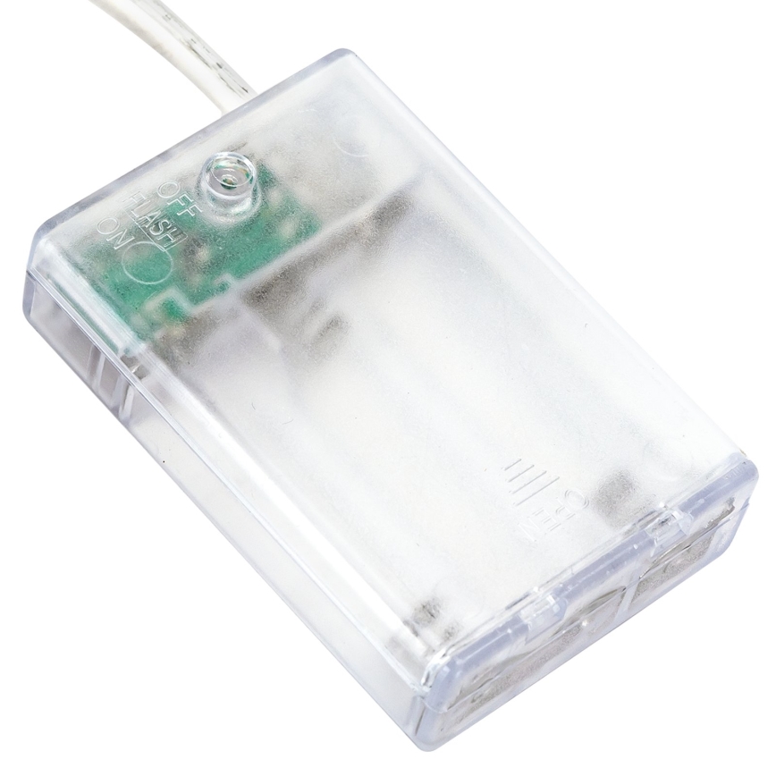 Aigostar - LED lampki świąteczne 30xLED/3xAA 3,3m zimnobiałe