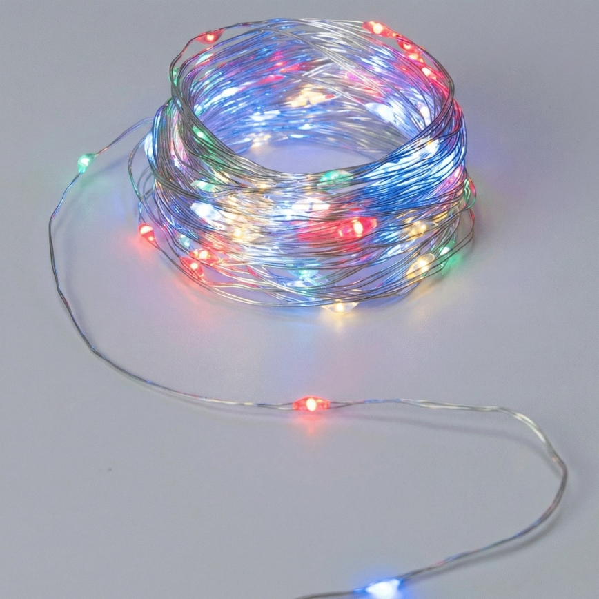 Aigostar - LED Lampki świąteczne 40xLED/2x3V 4m wielokolorowe