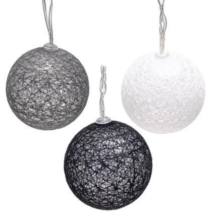 Aigostar - LED  łańcuch 10xLED/3xAA 2m ciepła biała