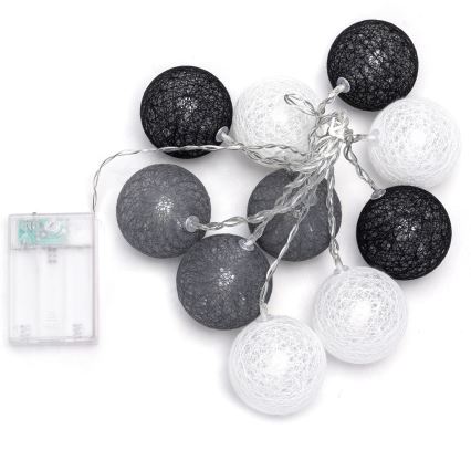 Aigostar - LED  łańcuch 10xLED/3xAA 2m ciepła biała