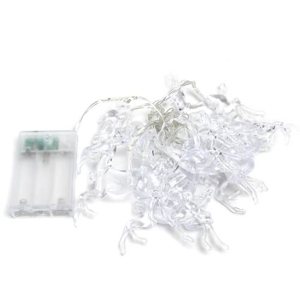 Aigostar - LED  łańcuch 20xLED/3xAA 3,3m renifery