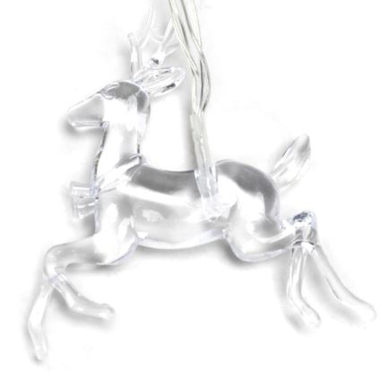 Aigostar - LED  łańcuch 20xLED/3xAA 3,3m renifery