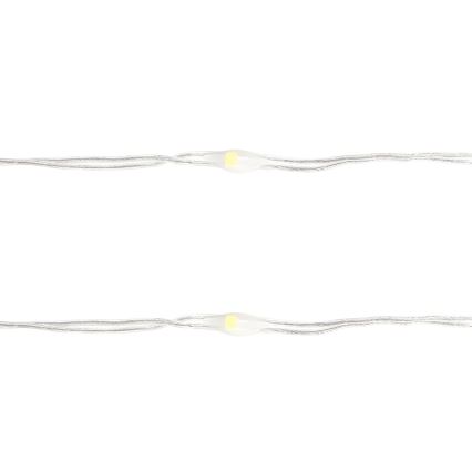 Aigostar - LED Łańcuch bożonarodzeniowy 100xLED/3xAA 10,3m zimna biel