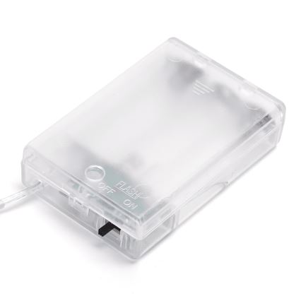 Aigostar - LED Łańcuch bożonarodzeniowy 50xLED/3xAA 5,3m ciepła biel