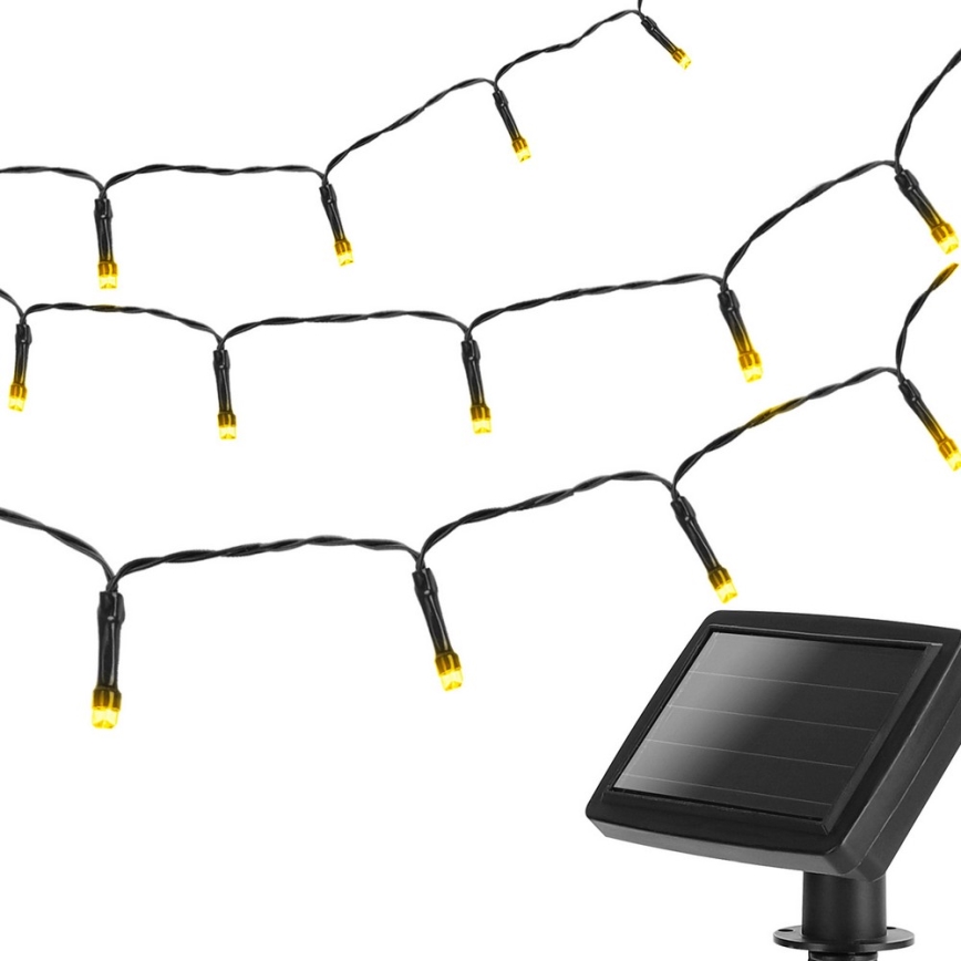 Aigostar - LED Łańcuch solarny 100xLED/11,9m IP44 ciepła biel