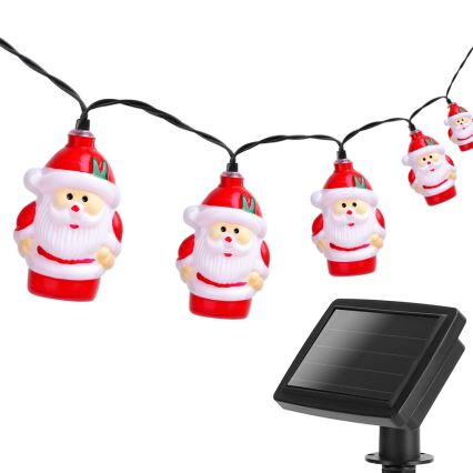 Aigostar - Solarny łańcuch LED 10xLED/3,8 m IP44 zimna biel 400 mAh