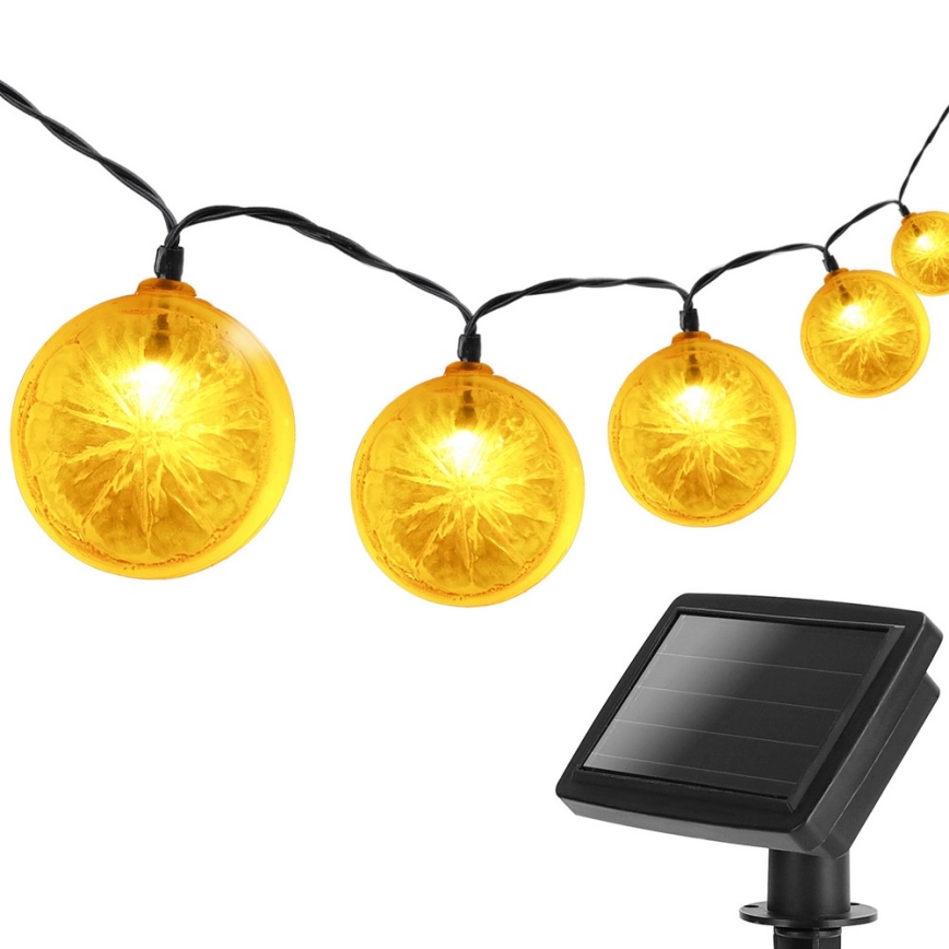 Aigostar - LED Łańcuch solarny 10xLED/3,8m IP44 600 mAh ciepła biel