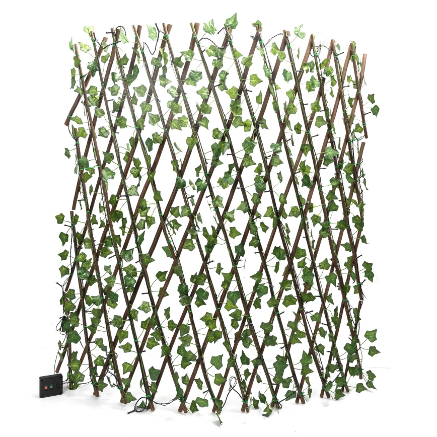Aigostar - LED Łańcuch solarny 148xLED/2x1,2m IP65 ciepła biel bluszcz