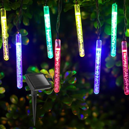 Aigostar - LED Łańcuch solarny 20xLED/5,8m IP44 wielobarwny
