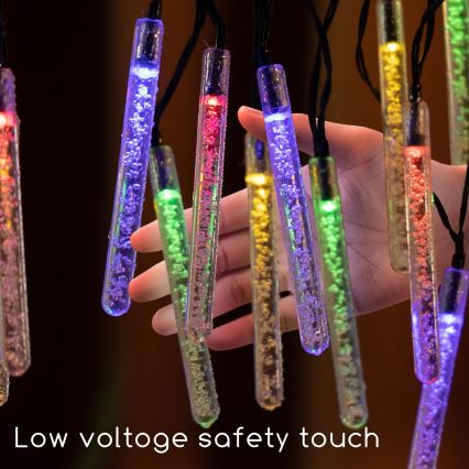 Aigostar - LED Łańcuch solarny 20xLED/5,8m IP44 wielobarwny