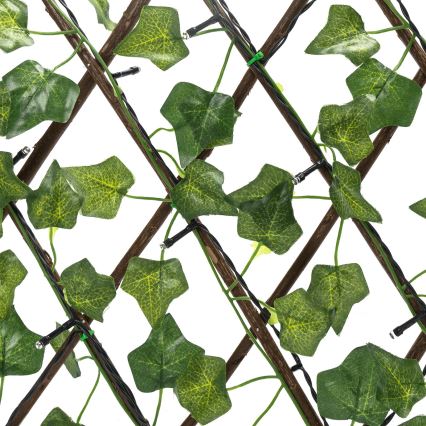 Aigostar - LED Łańcuch solarny 56xLED/2x0,4m IP65 ciepła biel bluszcz