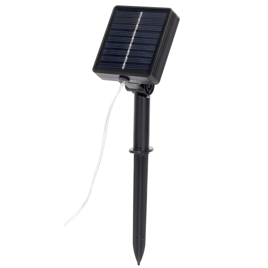 Aigostar - LED Łańcuch solarny 70xLED/4x1m IP65 ciepła biel eukaliptus