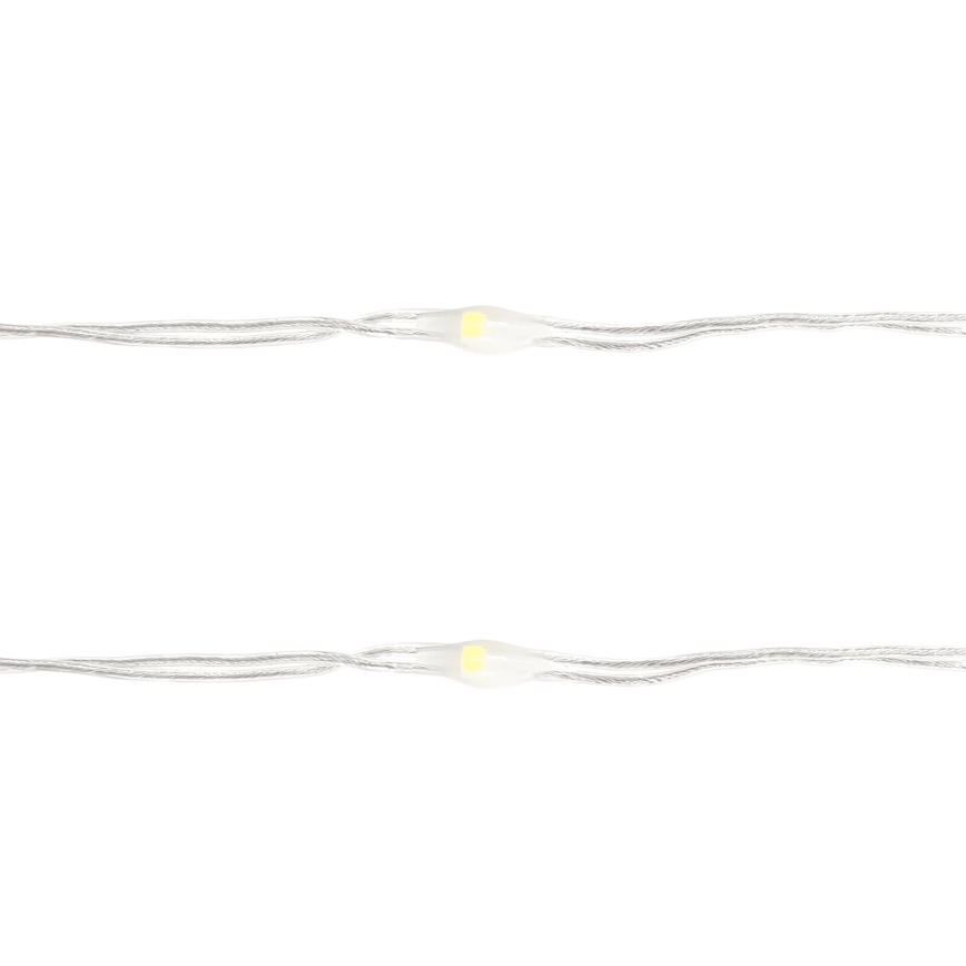 Aigostar - Łańcuch świetlny LED na Boże Narodzenie 100xLED/3xAA 10,3m zimna biel